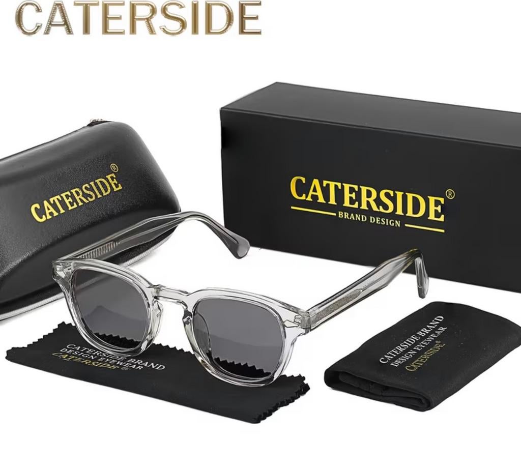 Lunettes de soleil , monture polygone TR, stylée unisexe, Neuf, Autres marques, Gris, Enlèvement ou Envoi