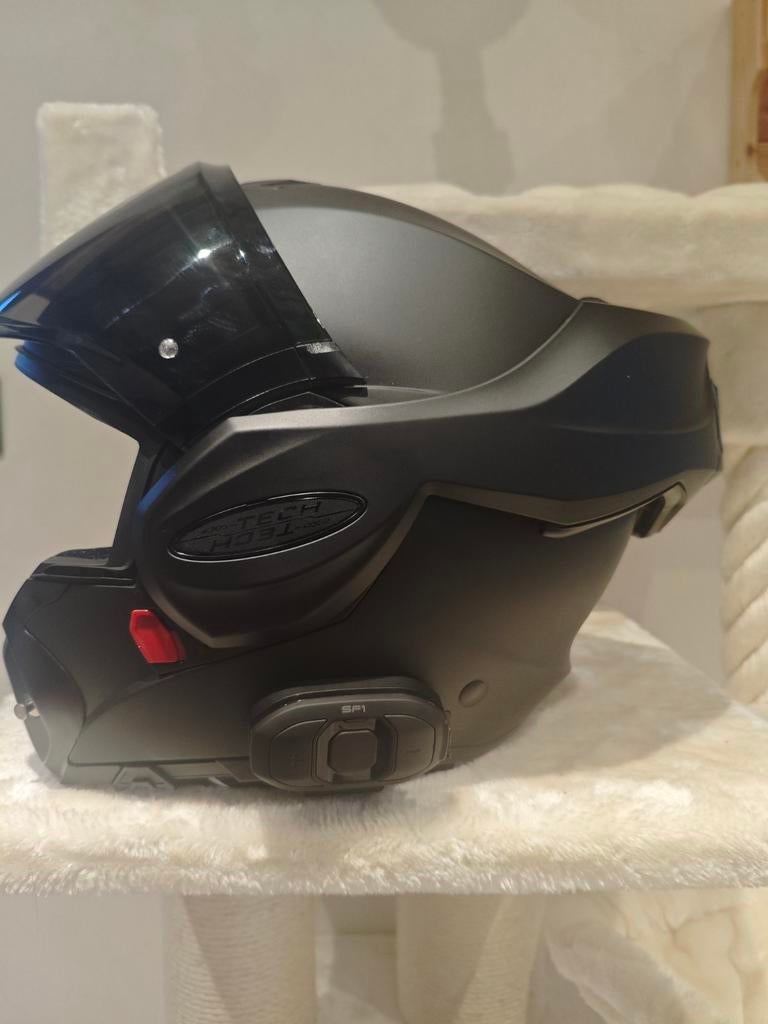 Systeemhelm Scorpion Exo-tech EVO (S) met sena speakerset, Motoren, Systeemhelm, Heren, S, Tweedehands