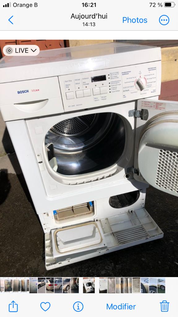 Sèche-linge Bosch condensation, Ophalen