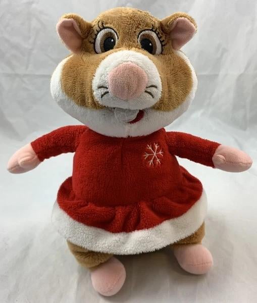 Albert Heijn AH Hamster Knuffel Kerst Meisje Rode Jurk, Verzenden, Zo goed als nieuw, Overige typen