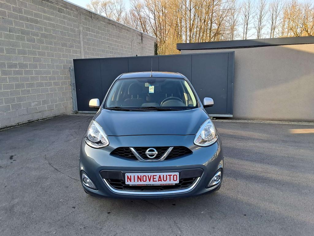 Nissan Micra 1.2i 1STE EIGENAAR NAVI PARKHULP V&A BLUET, Auto's, Nissan, Voorwielaandrijving, Stof, Gebruikt, Euro 6
