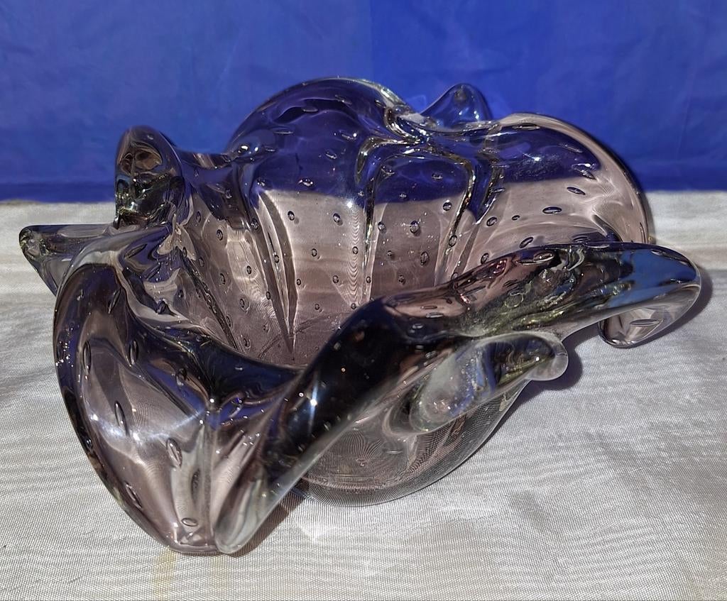 bol en verre de Murano vintage, Antiquités & Art, Antiquités | Verre & Cristal, Enlèvement