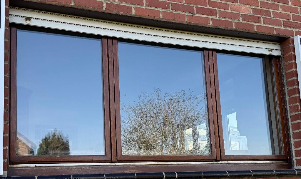 11 meranti-ramen, verschillende afmetingen, Ophalen, Gebruikt, Kunststof