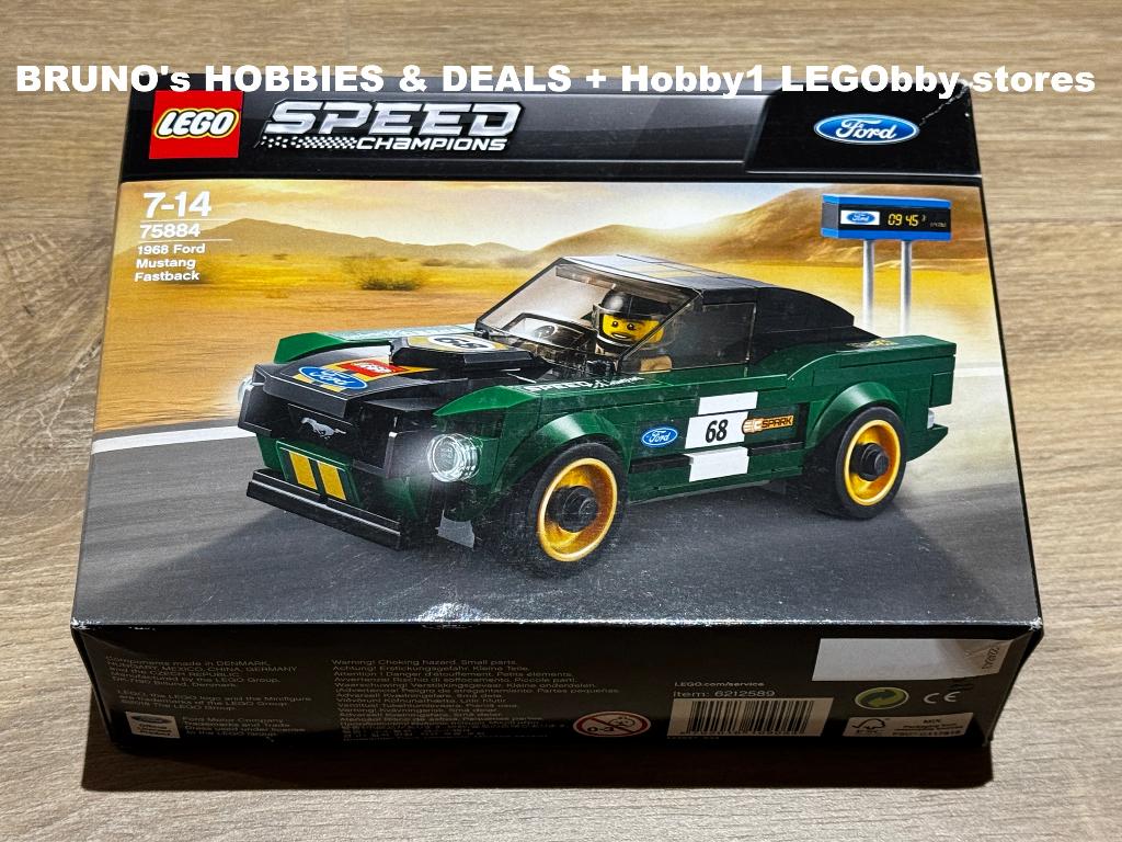 LEGO 75884 1968 Ford Mustang Fastback NEUF SCELLE, Enlèvement, Neuf, Ensemble complet, Lego