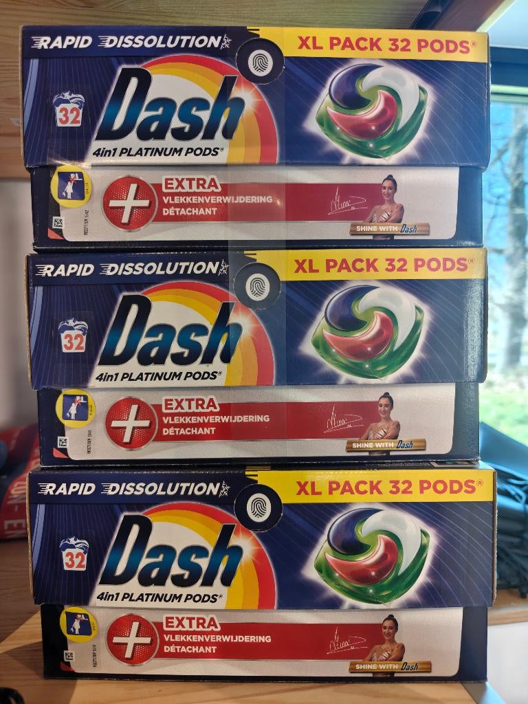 Was pods Dash, Huis en Inrichting, Schoonmaakartikelen, Ophalen, Schoonmaakmiddel