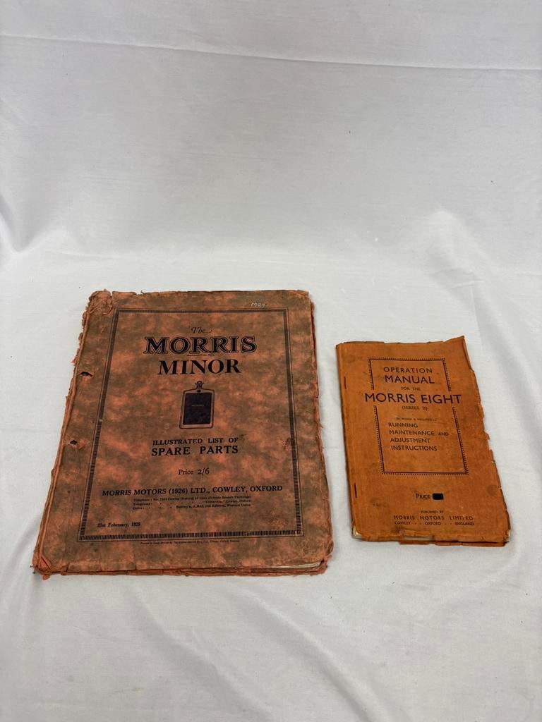 Originele onderdelencatalogus Morris Minor 1929 Zeldzaam!, Enlèvement ou Envoi