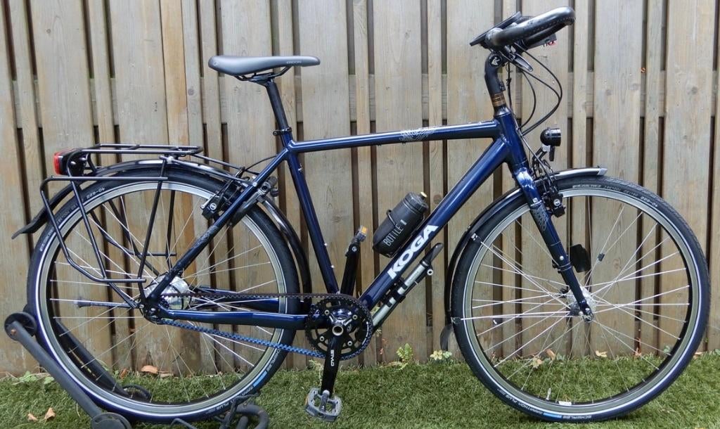 Koga WorldTraveller-S 54 Cm Magura+Riemaandrijving+Son ZGAN!, Fietsen en Brommers, Ophalen, 28 inch, 10 tot 15 versnellingen, Zo goed als nieuw