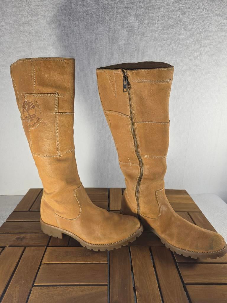 Timberland laarzen camel | maat 9W / EU 43 | kniehoge suède, Kleding | Dames, Schoenen, Ophalen of Verzenden