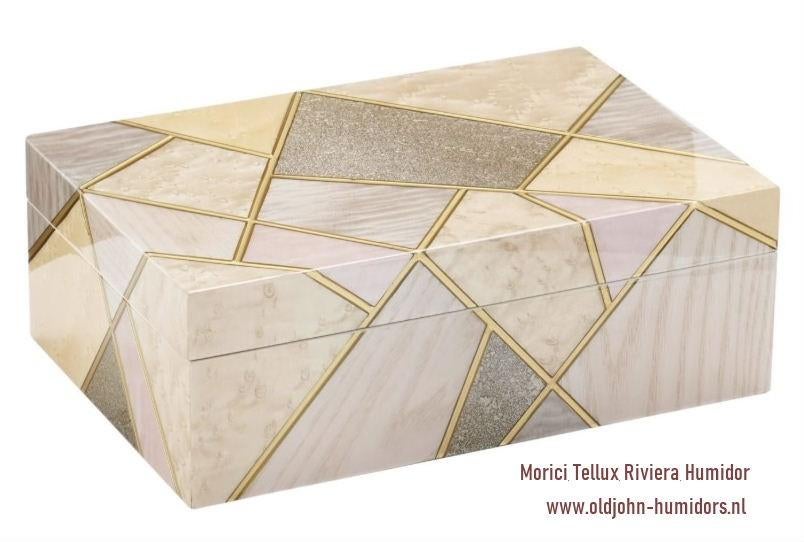 MORICI TELLUX RIVIERA DIGITALE HUMIDOR  TOP MERK HUMIDOR h66, Verzenden, Nieuw, Tabaksdoos of Verpakking