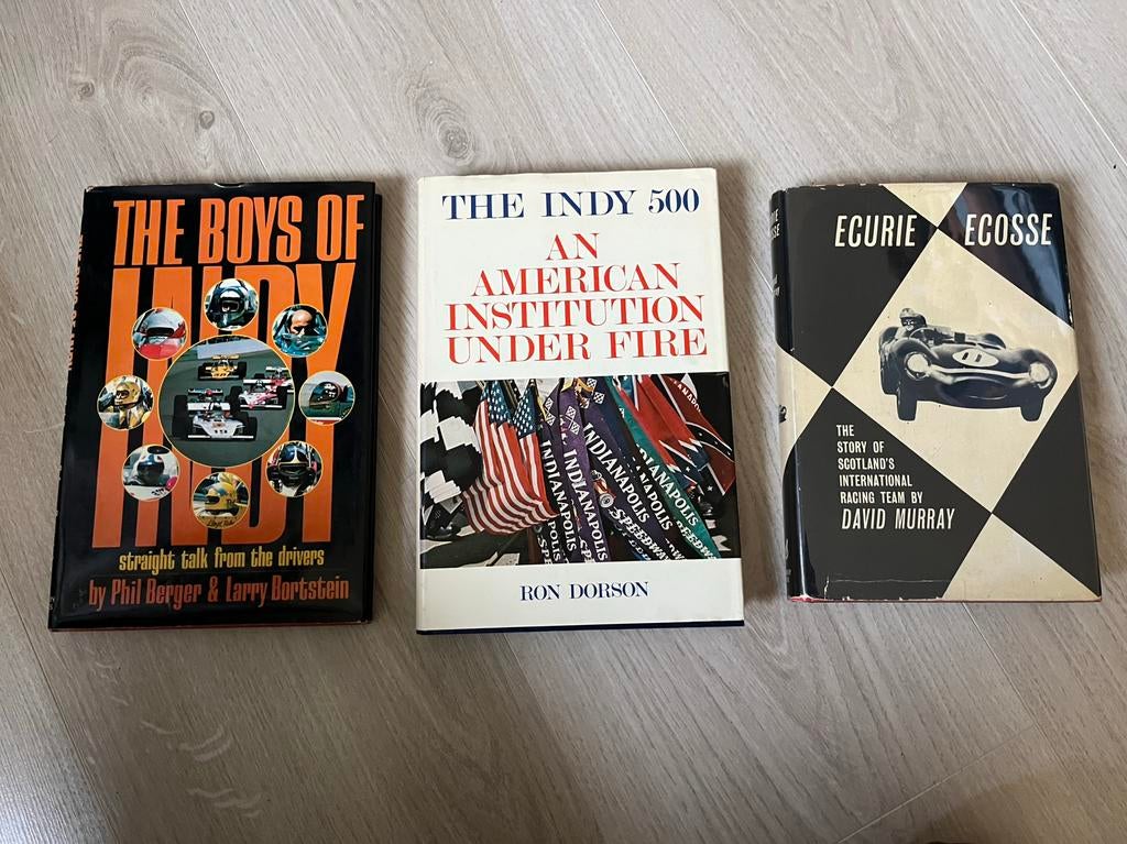 Boeken indy 500, Ophalen, Zo goed als nieuw