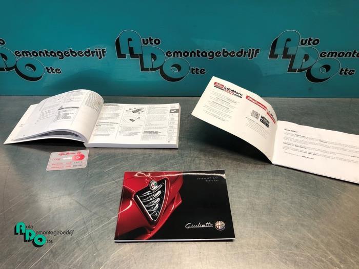 Instructie Boekje van een Alfa Romeo Giulietta (Giulietta 10, Gebruikt, -, -, Ophalen of Verzenden