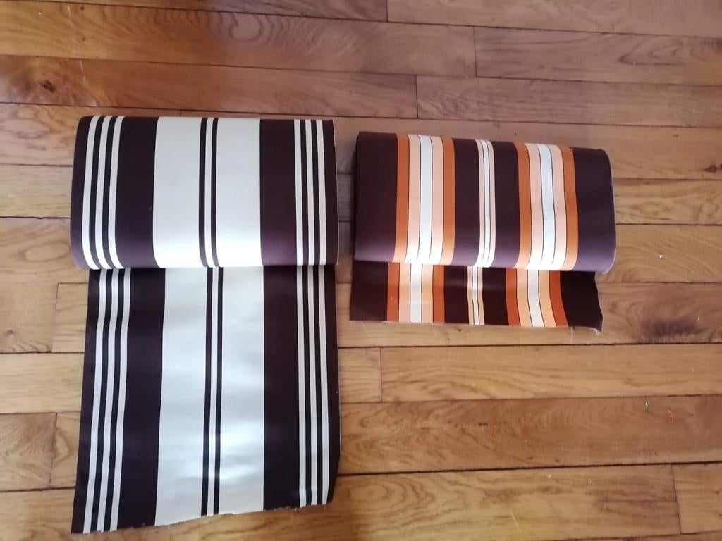 Vintage sterke authentieke tuinzetelstof,, Ophalen of Verzenden, Nieuw, Oranje