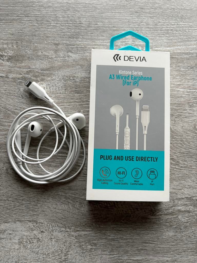 Oortjes met lightning aansluiting, Telecommunicatie, Ophalen of Verzenden, Zo goed als nieuw, Apple iPhone