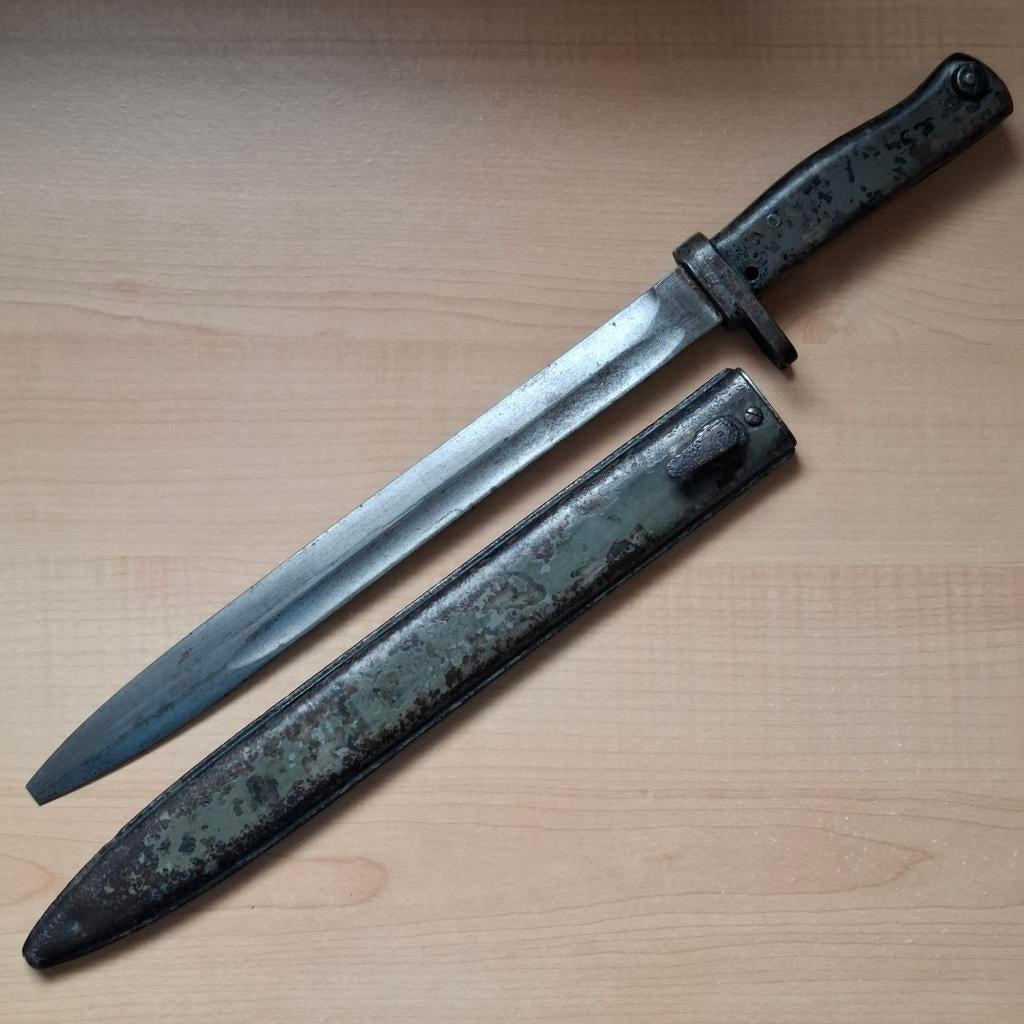 Zeldzame ersatz bajonet 1915, Collections, Enlèvement ou Envoi, Armée de terre, Couteau ou Poignard