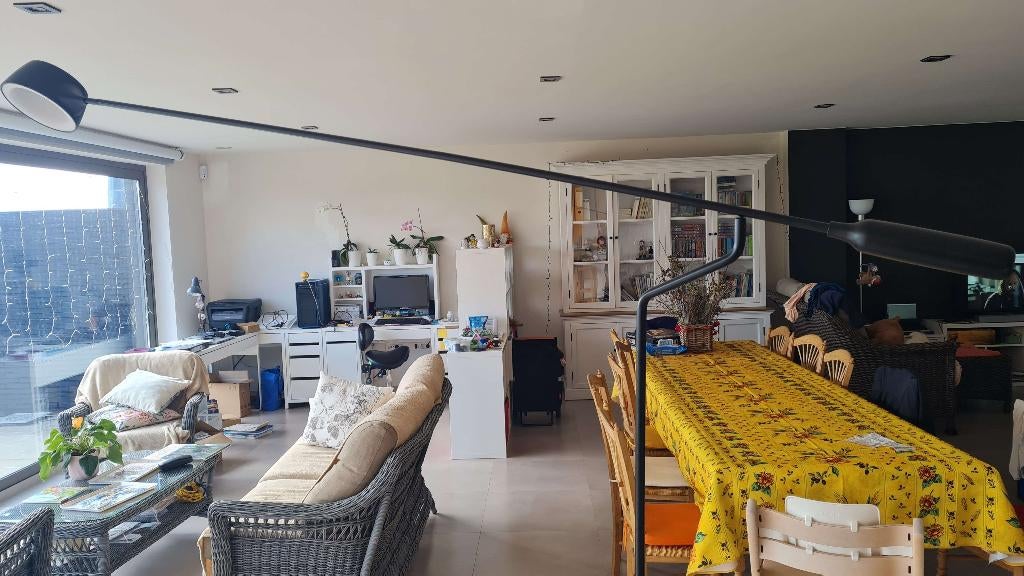 lampe sur pied, éclairage d'ambiance, Maison & Meubles, Enlèvement, Comme neuf, Industrieel, 75 cm ou plus