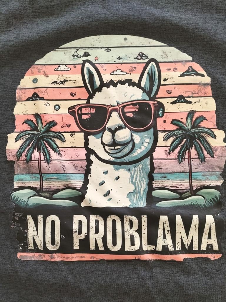 T-shirt 'No Problama' maat M, Ophalen of Verzenden