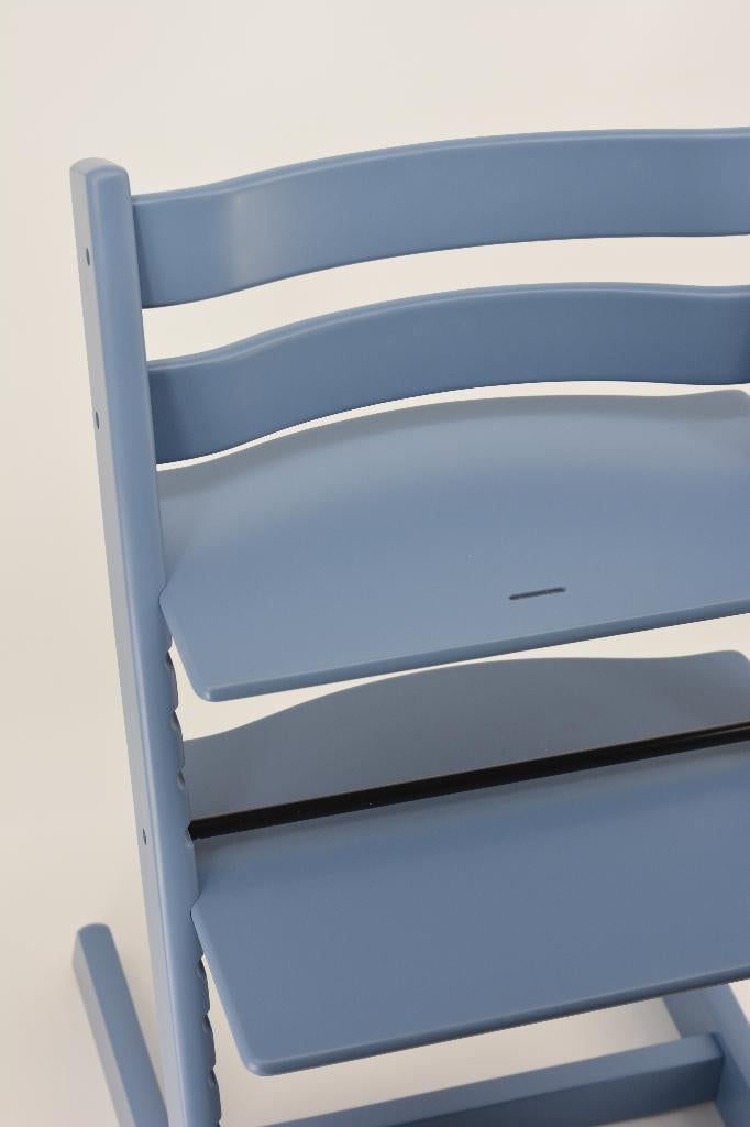 Stokke Tripp Trapp Blue– Refurbished model, Kinderen en Baby's, Kinderstoelen, Verzenden, Zo goed als nieuw, Meegroeistoel, Gordel(s)