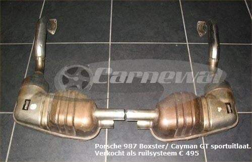 Système d'échappement sport pour Porsche 987 Boxster/Cayman, Autos : Pièces & Accessoires, Systèmes d'échappement, Enlèvement ou Envoi