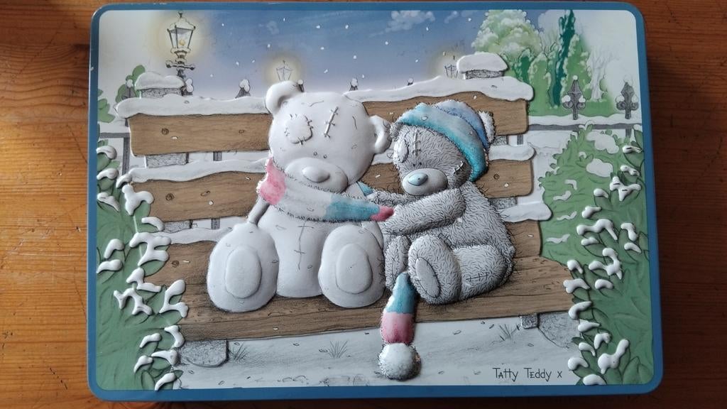 Boîte en métal neuve avec des ours, Ophalen of Verzenden, Nieuw, Dieren