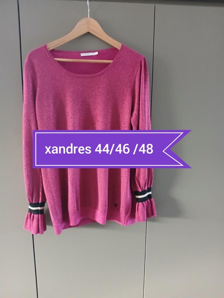 Zomertrui xandres 44/46 /48, Kleding | Dames, Verzenden, Maat 46/48 (XL) of groter, Zo goed als nieuw, Roze
