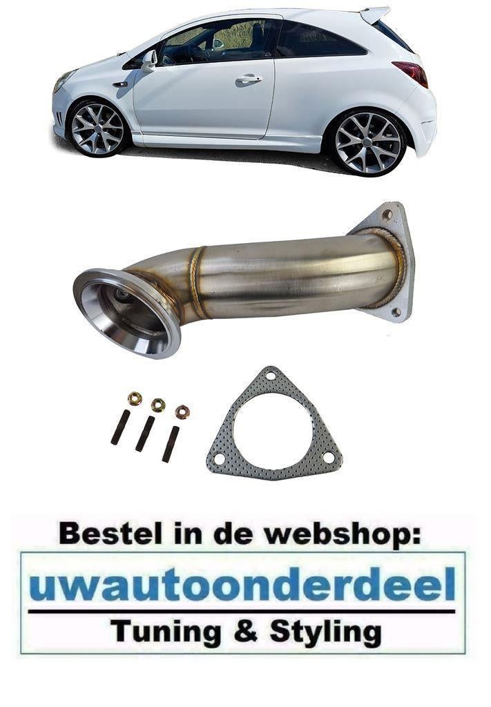 Racing Downpipe RVS Voor Opel Corsa D Astra H 1.6 Turbo GSI, Envoi