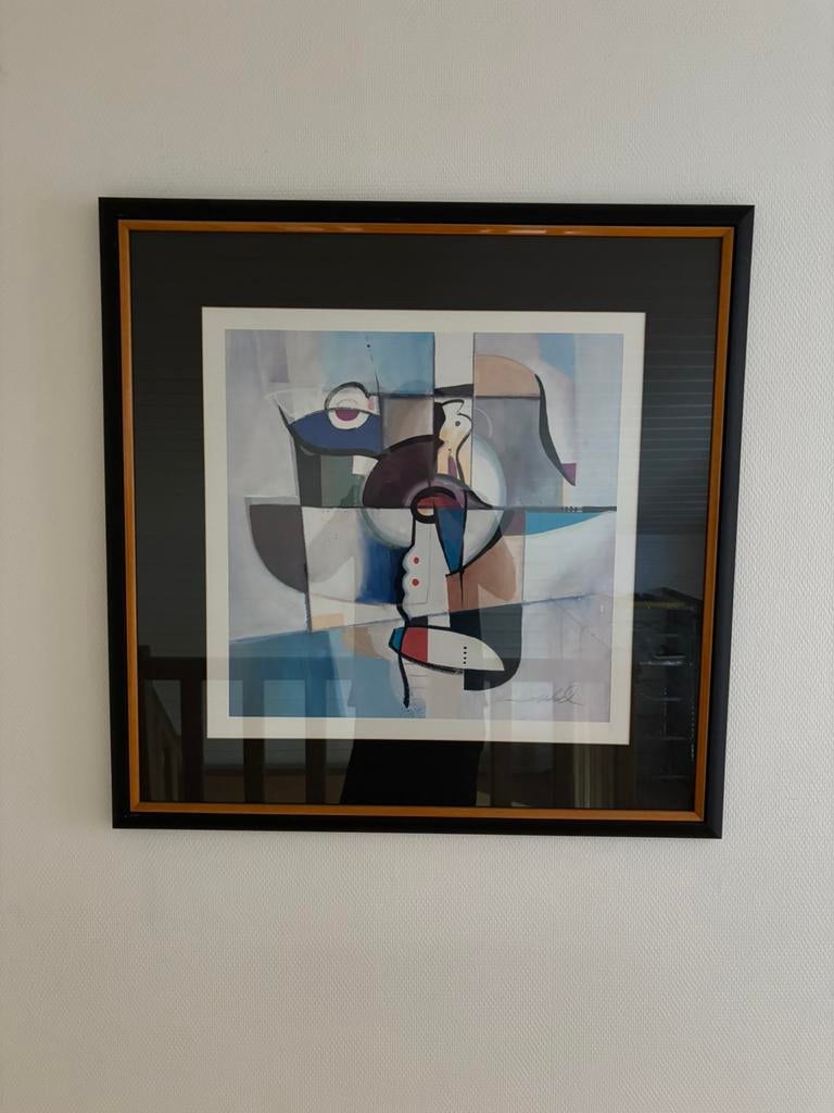 Moderne schilderijen in kader, Antiek en Kunst, Kunst | Schilderijen | Abstract, Ophalen