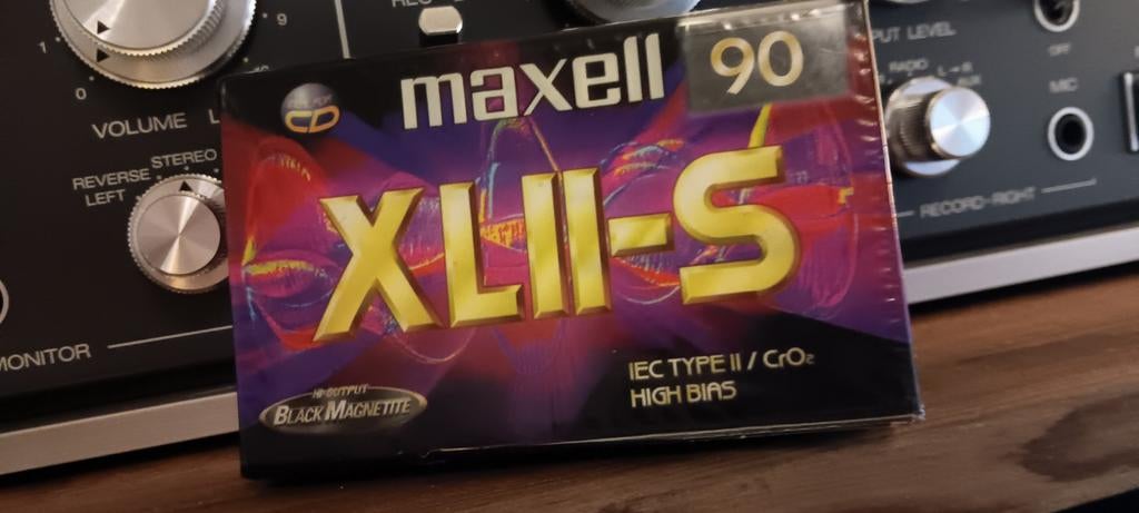 maxell xl2-s 90 / geseald / paas aktiedag, Cd's en Dvd's, Cassettebandjes, Ophalen