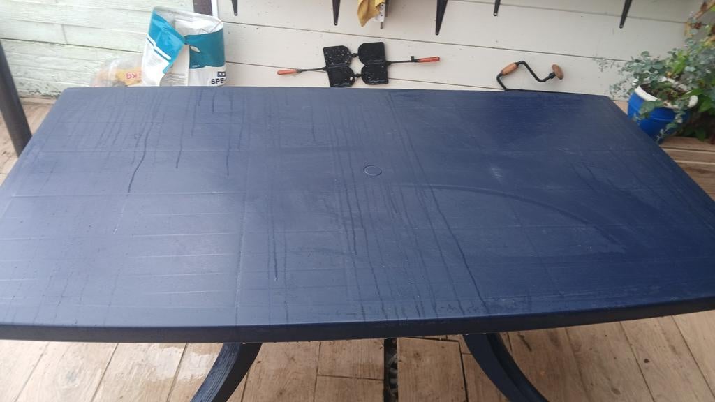 Ensemble de jardin, Jardin & Terrasse, Tables de jardin, Enlèvement, Utilisé, Rectangulaire, Plastique