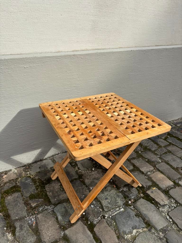 Table d'appoint pliable en bois IKEA, Moins de 55 cm, Enlèvement, Utilisé, Bois