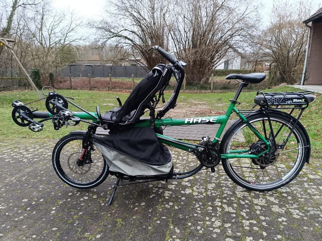 Elektrische Tandem Hase Pino, Vélos & Vélomoteurs, Vélos | Tandems, Enlèvement, Comme neuf, Plus de 20 vitesses, Hase