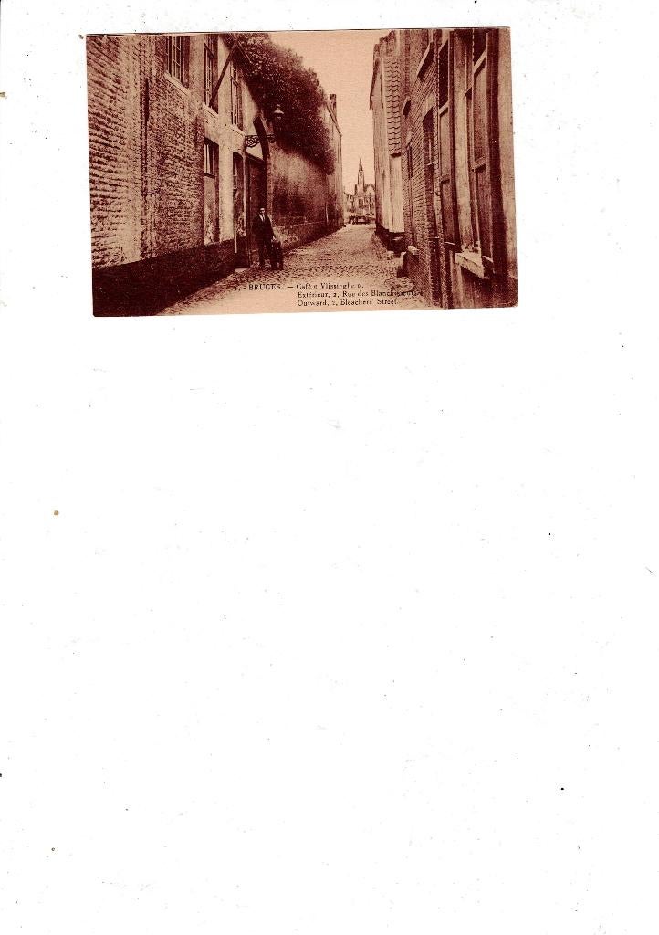 BRUGES CAFE VLISSINGHE  /B516, Collections, Cartes postales | Belgique, Non affranchie, Flandre Occidentale, Avant 1920, Envoi