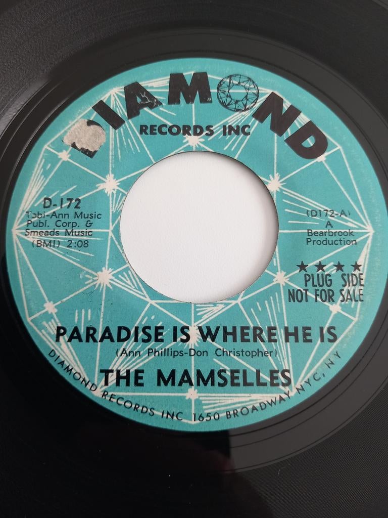 THE MAMSELLES. PARADISE IS WHERE HE IS/LOVE HIM. OLDIES 45T