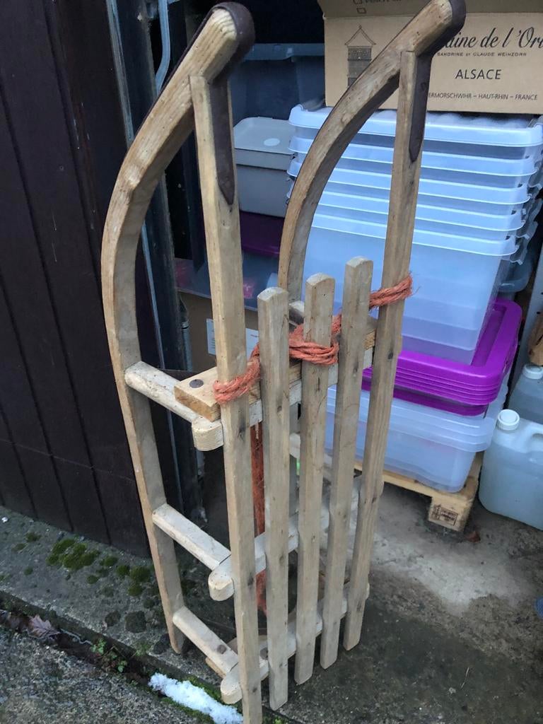 Traineau en bois, Enlèvement ou Envoi, Comme neuf, Bois