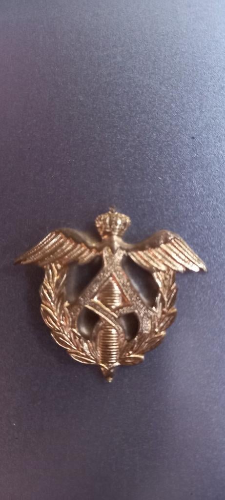 militaire kepi en baret-insignes officiersadministratie, Verzamelen, Ophalen of Verzenden, Embleem of Badge