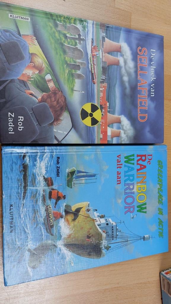 R. Zadel - De Rainbow Warrior valt aan+ de vloek van Sellafi, Enlèvement ou Envoi, Comme neuf, R. Zadel