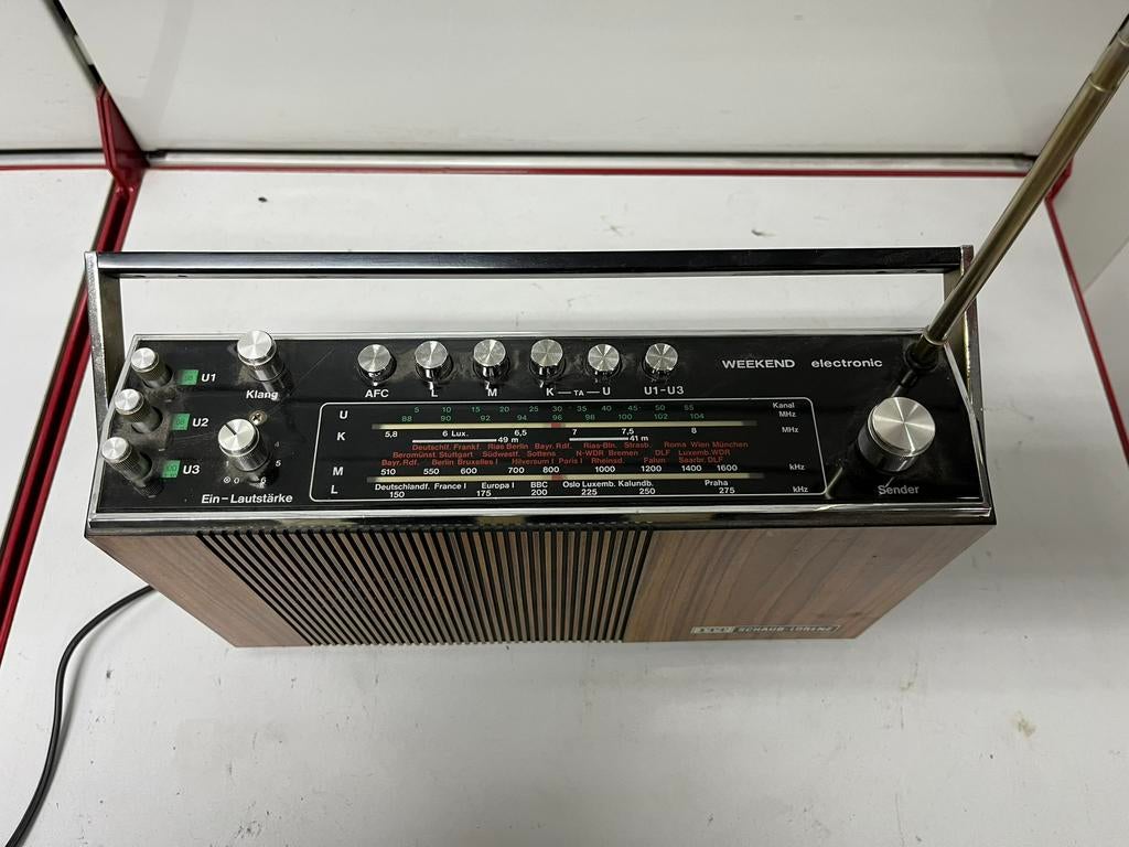 Radio Vintage ITT Schaub-Lorenz Weekend Electronic – 70’s, Enlèvement, Comme neuf, Radio