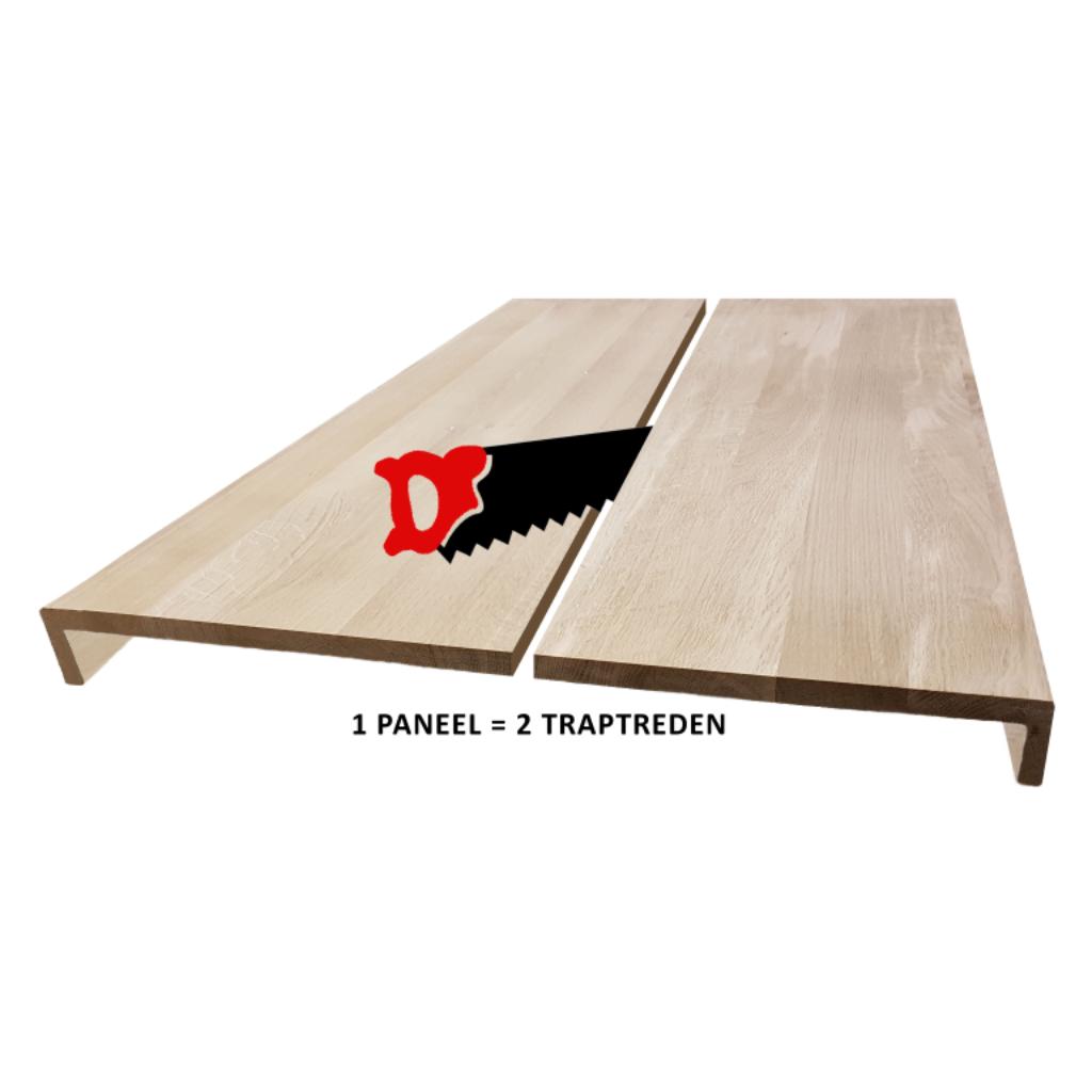 Trapreden | eiken | overzettrede | trap | traprenovatie, Doe-het-zelf en Bouw, Ladders en Trappen, Ophalen, Nieuw, Trap