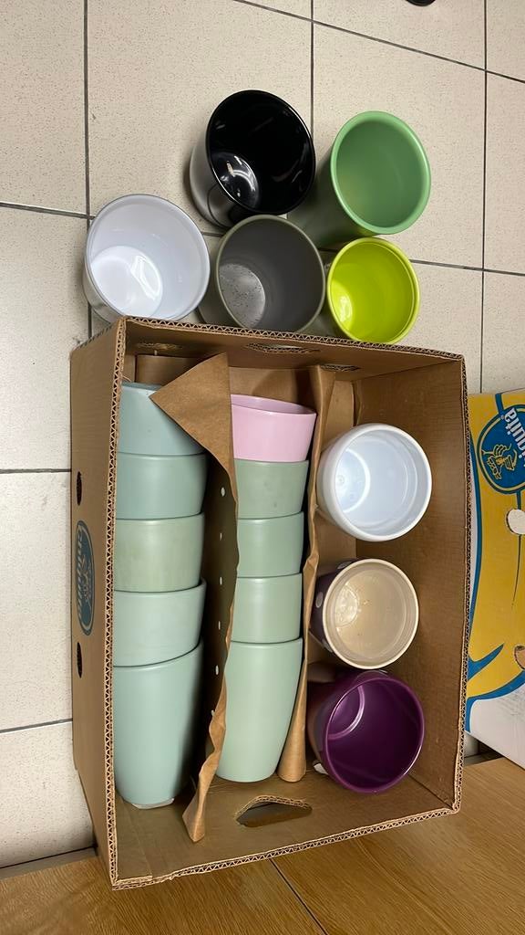 Bloempotten, Tuin en Terras, Bloempotten, Ophalen, Gebruikt, Rond, Binnen