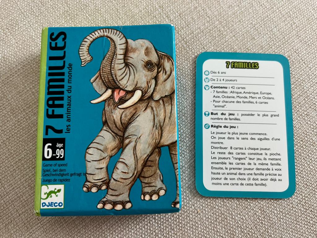 Jeu de carte les 7 familles  complet, Enlèvement ou Envoi, Comme neuf