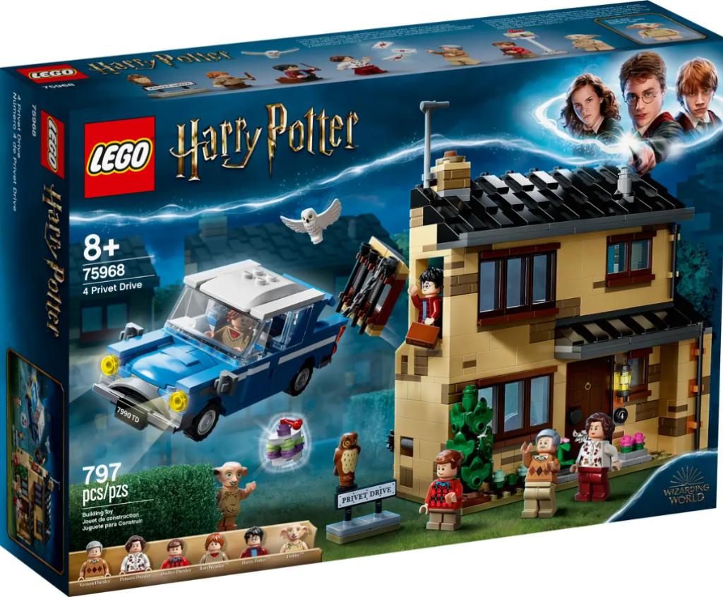 LEGO Harry Potter: Ligusterlaan 4/Privet Drive 4 (75968), Ophalen of Verzenden, Gebruikt, Complete set, Lego