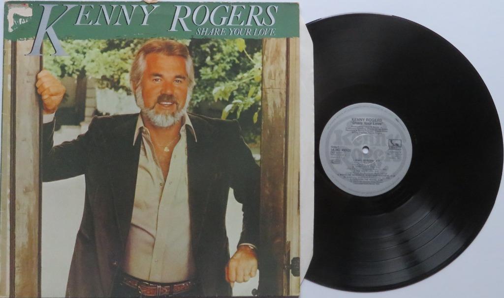 Kenny Rogers - Share your love. LP, Enlèvement ou Envoi, Utilisé, 12 pouces