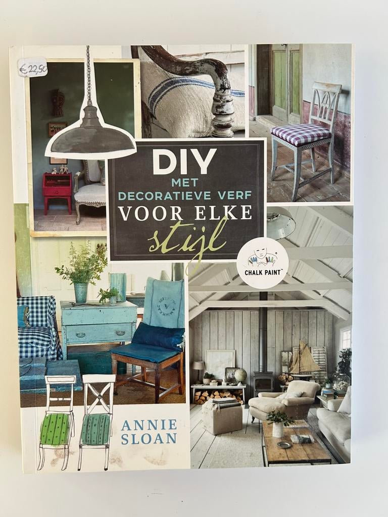 DIY met decoratieve verf voor elke stijl/Annie Sloan, Boeken, Hobby en Vrije tijd, Zo goed als nieuw, Tekenen en Schilderen, Ophalen of Verzenden