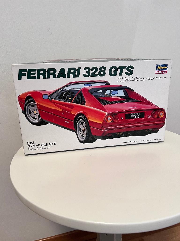 Kit voiture Hasegawa Ferrari 328 GTS 1/24, Autres marques, Enlèvement ou Envoi, Voiture, Plus grand que 1:32