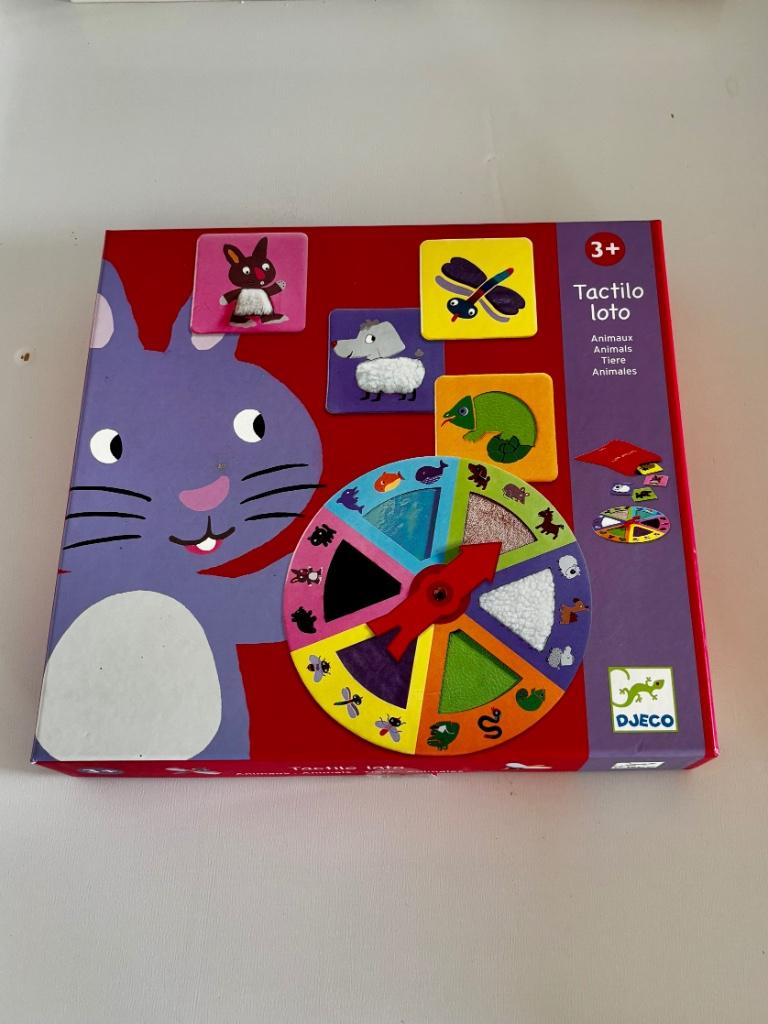 Djeco Tactilo loto gezelschapsspel vglb Haba als nieuw, Kinderen en Baby's, Ophalen of Verzenden, Nieuw