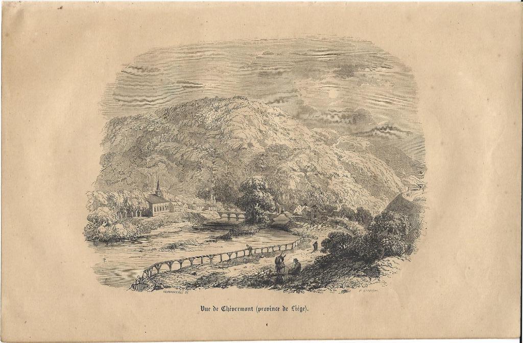 1853 - Chaudfontaine / Chèvrement, Enlèvement ou Envoi