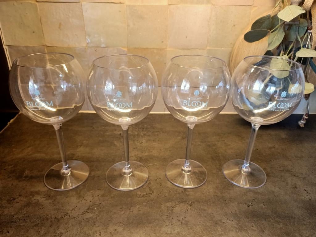 4 verres à gin tonic BLOOM, Enlèvement ou Envoi, Comme neuf
