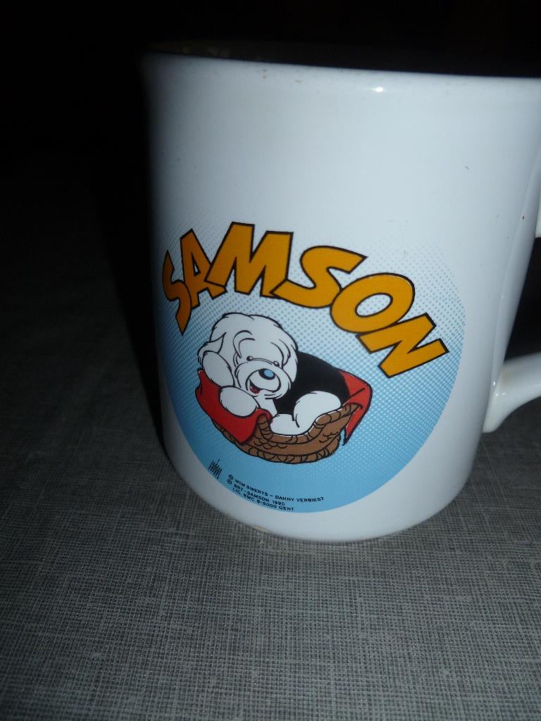 Drinktas Samson 1990, Ophalen of Verzenden, Gebruikt, Tv, Gebruiksvoorwerp