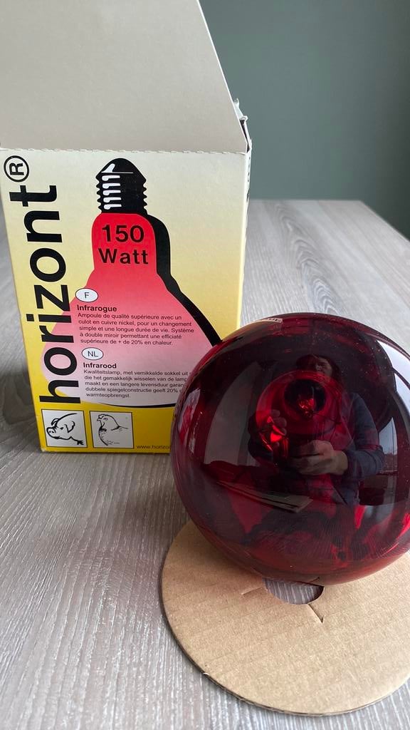 Infraroodlamp 150 W, Ophalen of Verzenden, Zo goed als nieuw, Overige typen