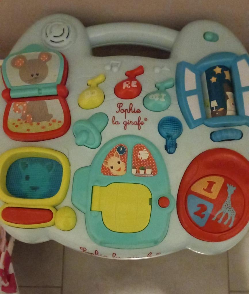 etabli sophie la girafe jouet enfant bas age 3 + 1 gratuit, Enlèvement ou Envoi, Utilisé, Autres types