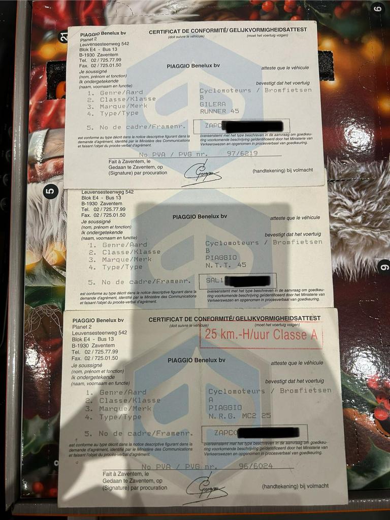 Piaggio NRG mc2 45 (papier), Ophalen of Verzenden